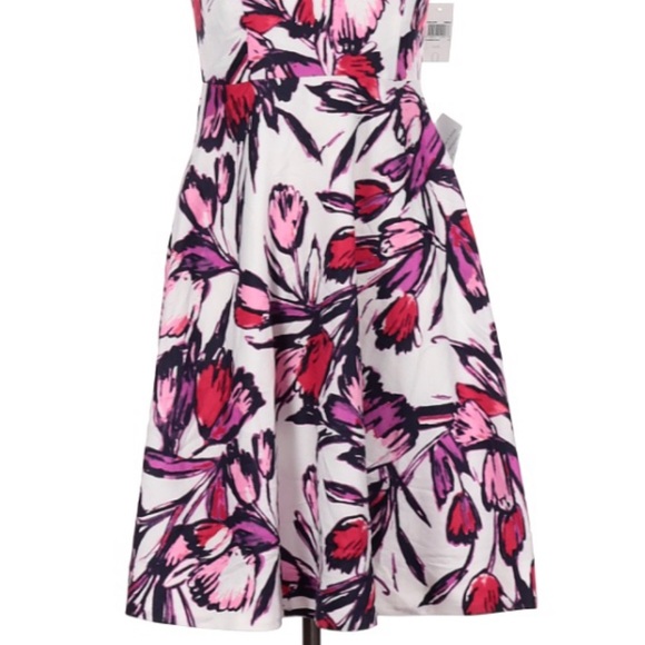 NWT Donna Morgan Floral Fit and Flare A-line Dress - Picture 4 of 14